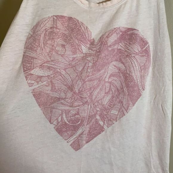 Talula Aritzia Pink Heart Tank Top - Picture 3 of 5